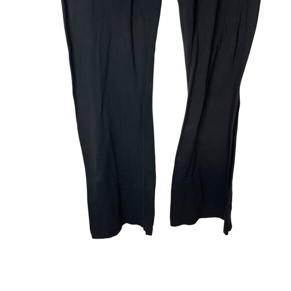 Lululemon Wide Leg Flare Pant Leggings Black Y2K Size 12 Stretch Pull On Active - Picture 4 of 11